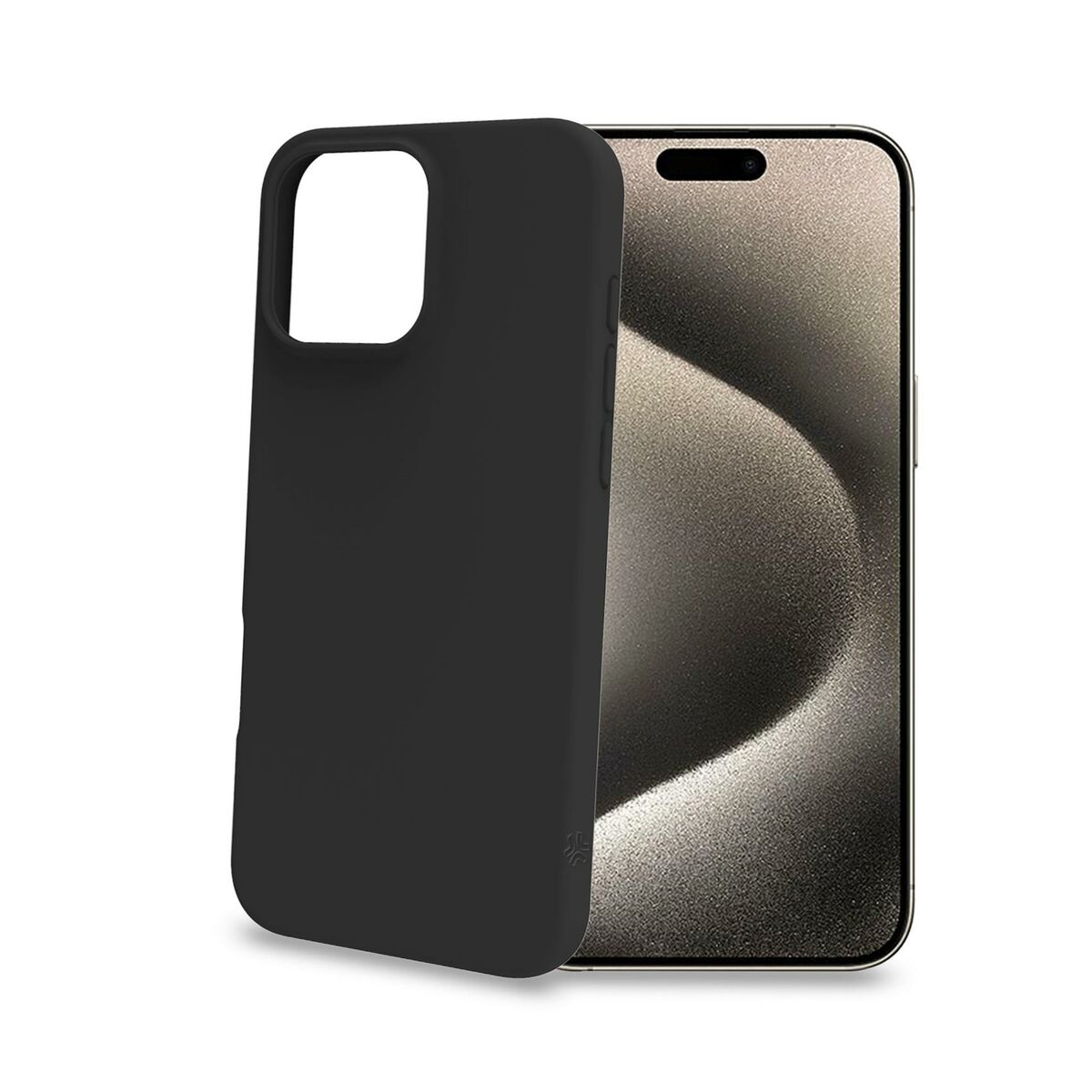 Mobile cover Celly CROMO1081BK Black Apple