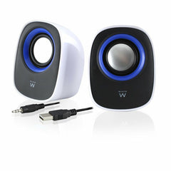 PC Speakers Ewent EW3513 White Black 5 W