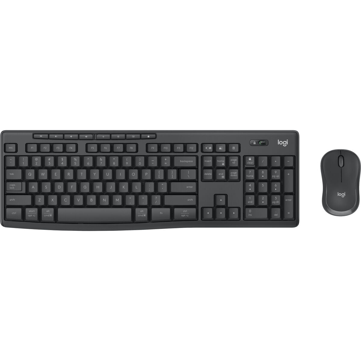 Keyboard and Mouse Logitech MK370 Black Spanish Qwerty