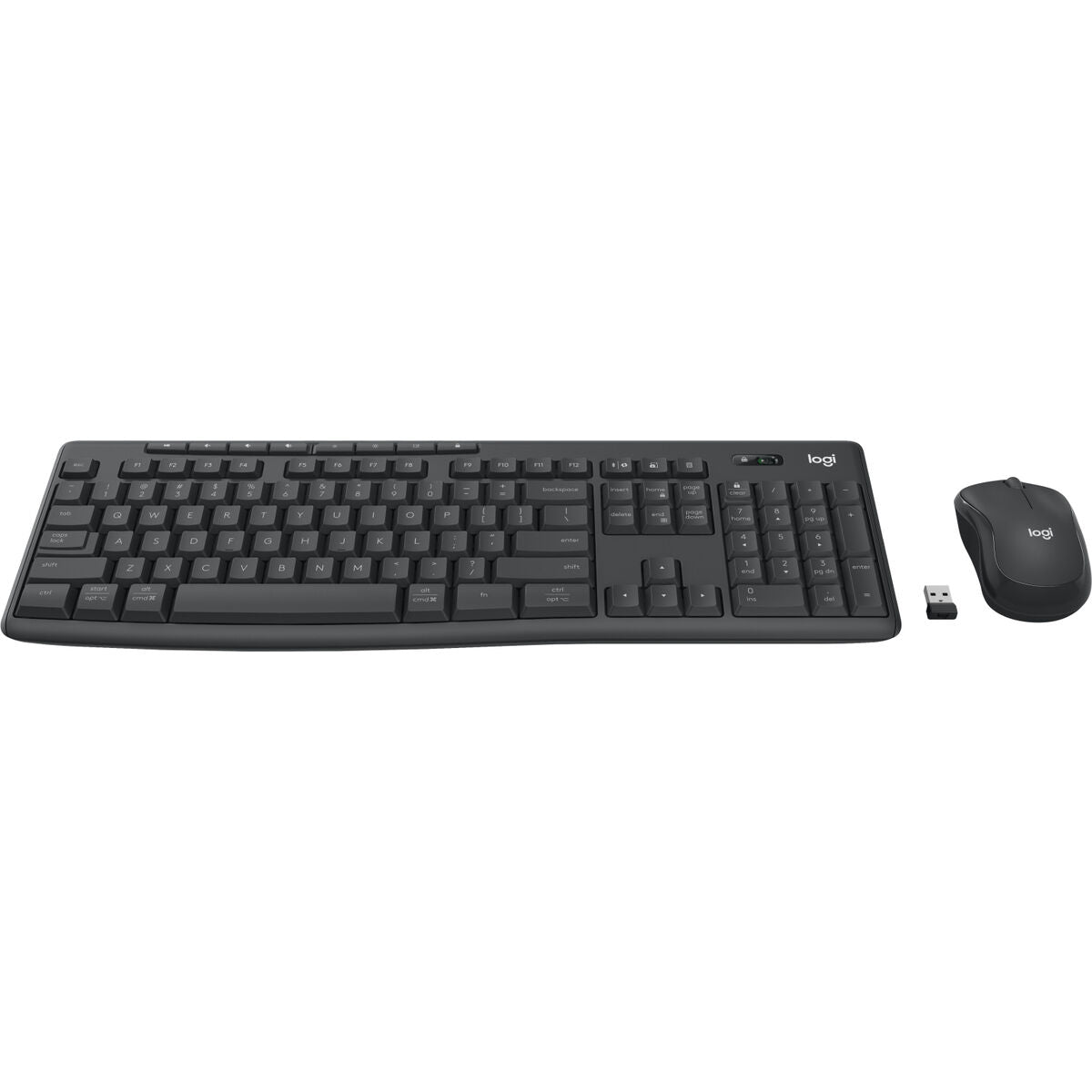 Keyboard and Mouse Logitech MK370 Black Spanish Qwerty