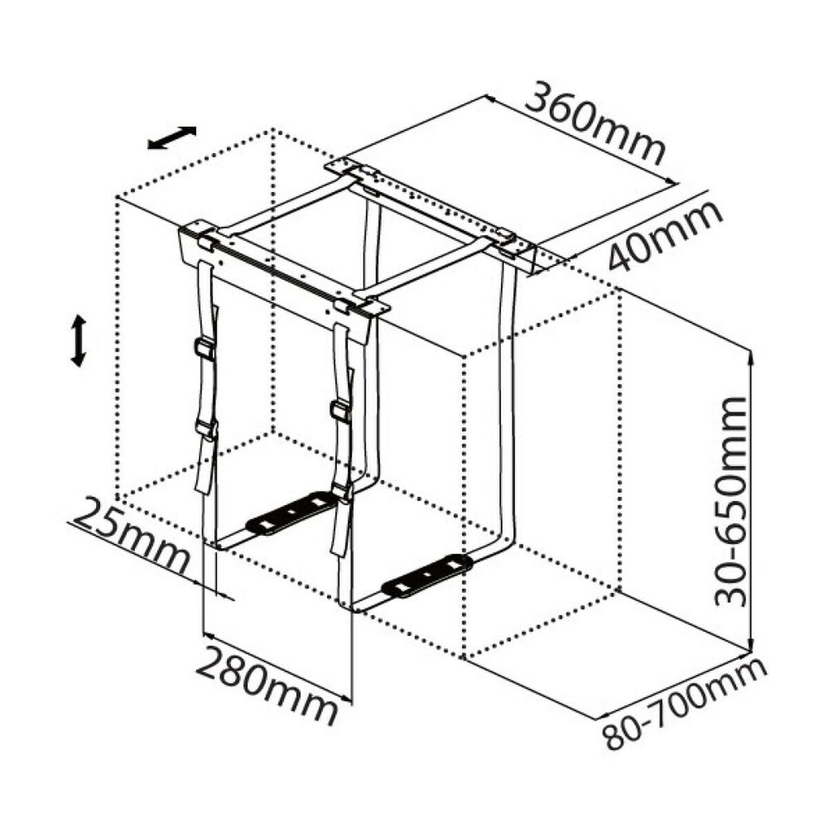 Keyboard Support Techly ICA-CS 60