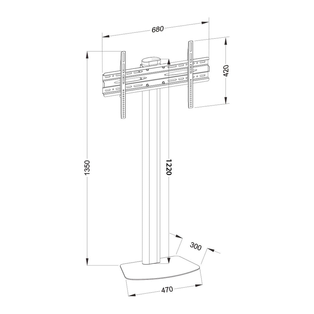 TV Mount Techly ICA-TR27 55" 40 kg