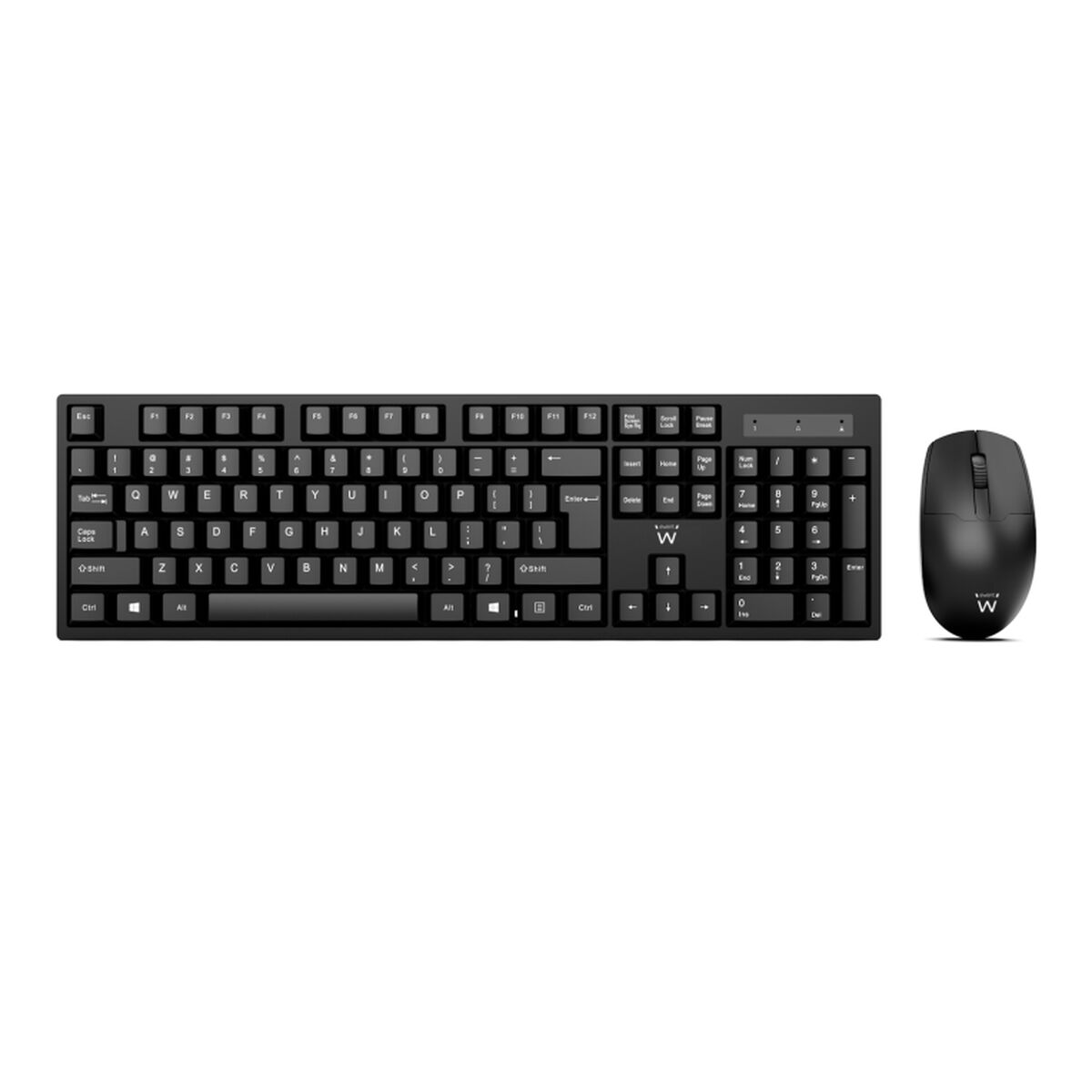 Keyboard Ewent EW3281 Black Spanish Qwerty QWERTY