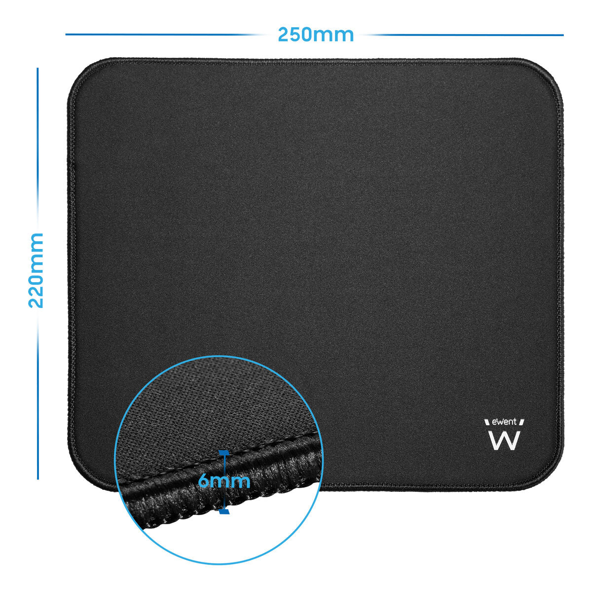 Mouse Mat Ewent EW3183 Black