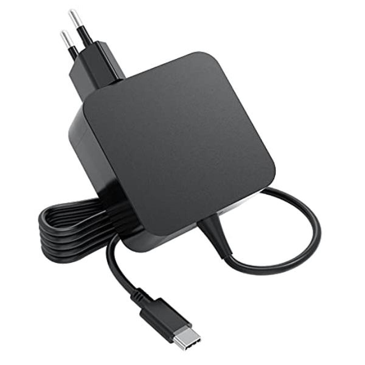 Laptop Charger Nilox NXCARUSBC45 Type C 45 W Black