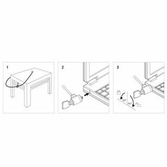 Security Cable Ewent EW1242 EW1242 1,5 m 1,5 m