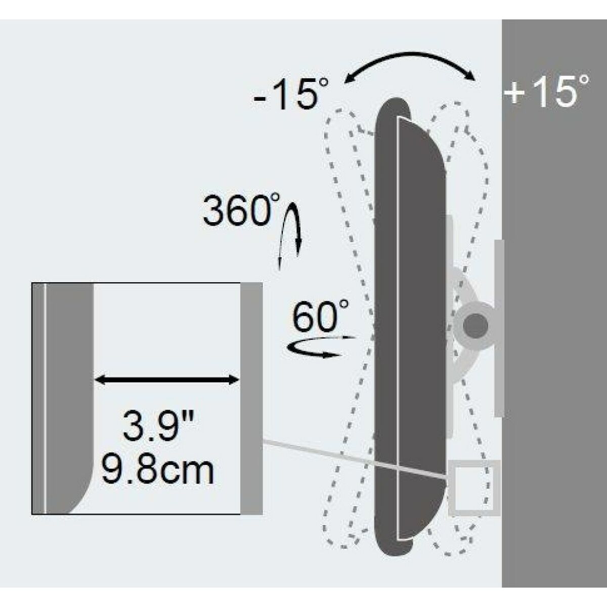 TV Mount Techly ICA-LCD 201WH 13" 30" 23 kg