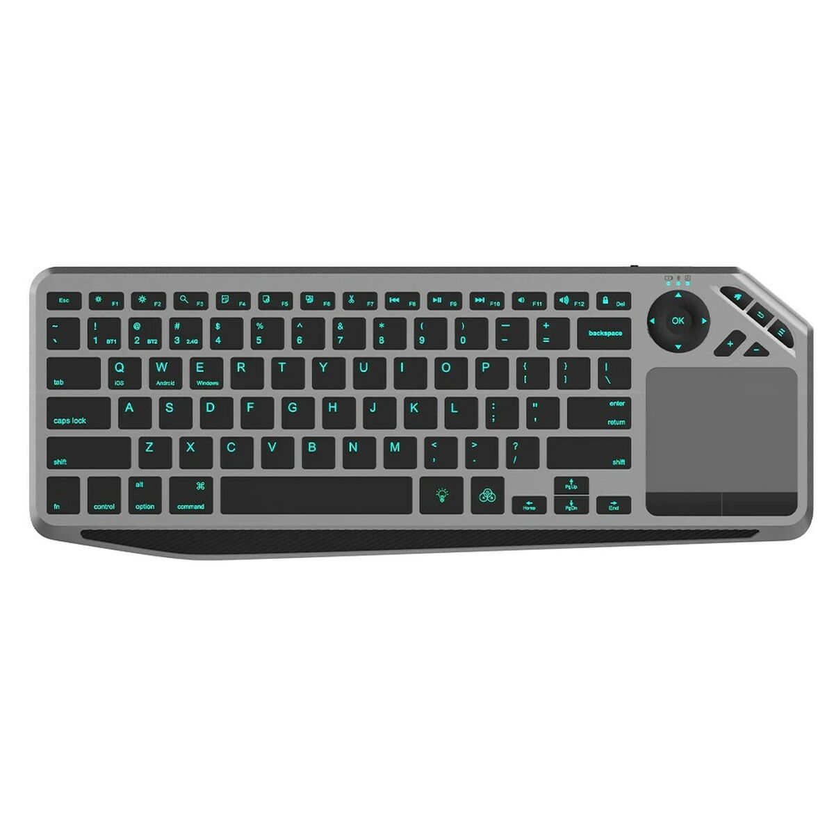 Keyboard Techly ICTB9801TB Black Multicolour Monochrome QWERTY