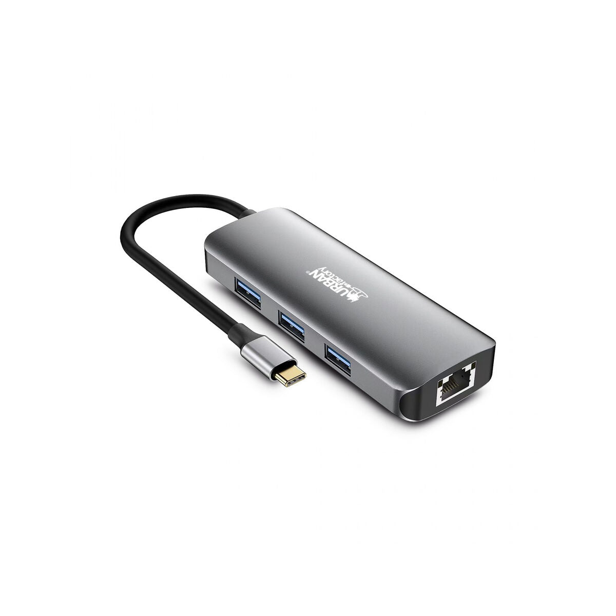 USB-C Hub Urban Factory MHC55UF Grey