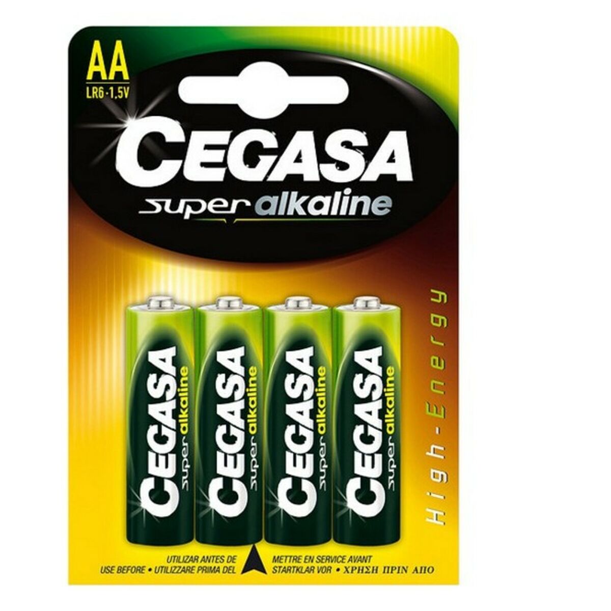 Alkaline Batteries Cegasa B.LR6 AA 1,5V (4 uds)