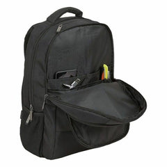 Rucksack for Laptop and Tablet with USB Output Safta 15,6'' Black 30 x 43 x 16 cm