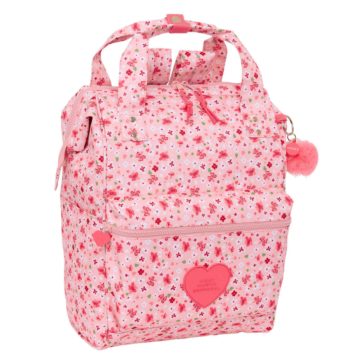 Laptop Backpack Vicky Martín Berrocal vmb Pink 27 x 40 x 19 cm