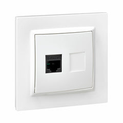 Electrical Socket Simon White RJ45