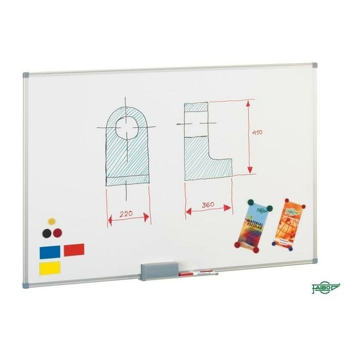 Whiteboard Faibo 90 x 120 cm