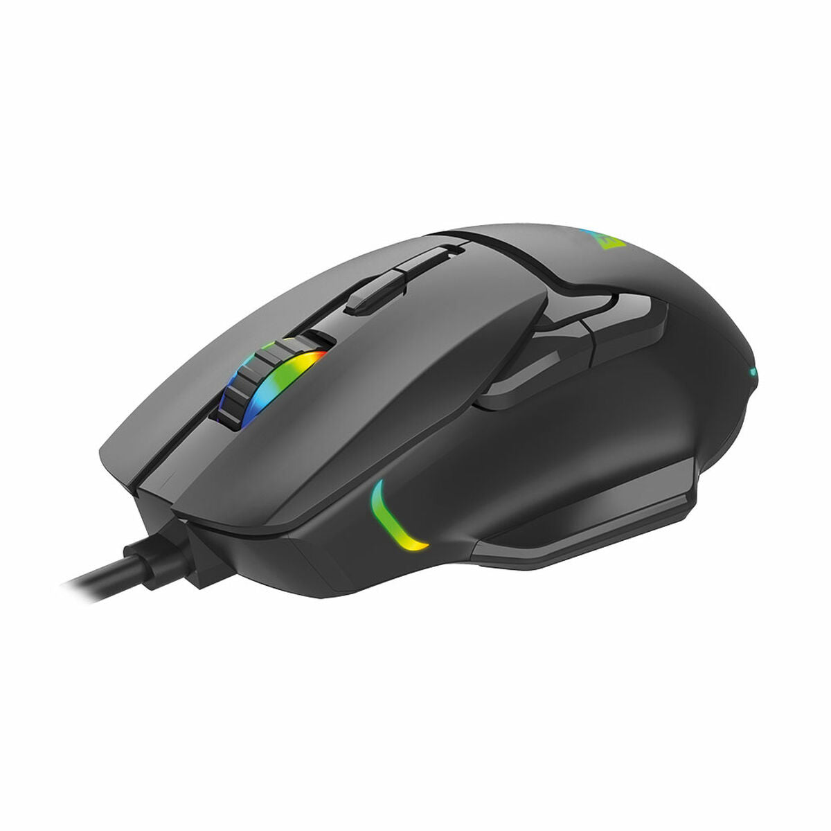 LED Gaming Mouse EDM 07753 for players Black 7200 dpi