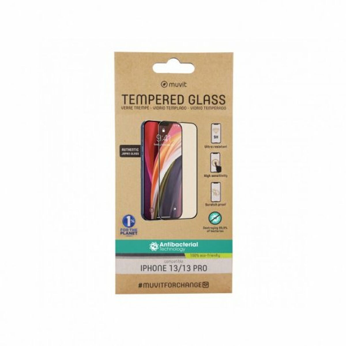 Screen Protector Muvit iPhone 13 Pro | iPhone 13 Apple