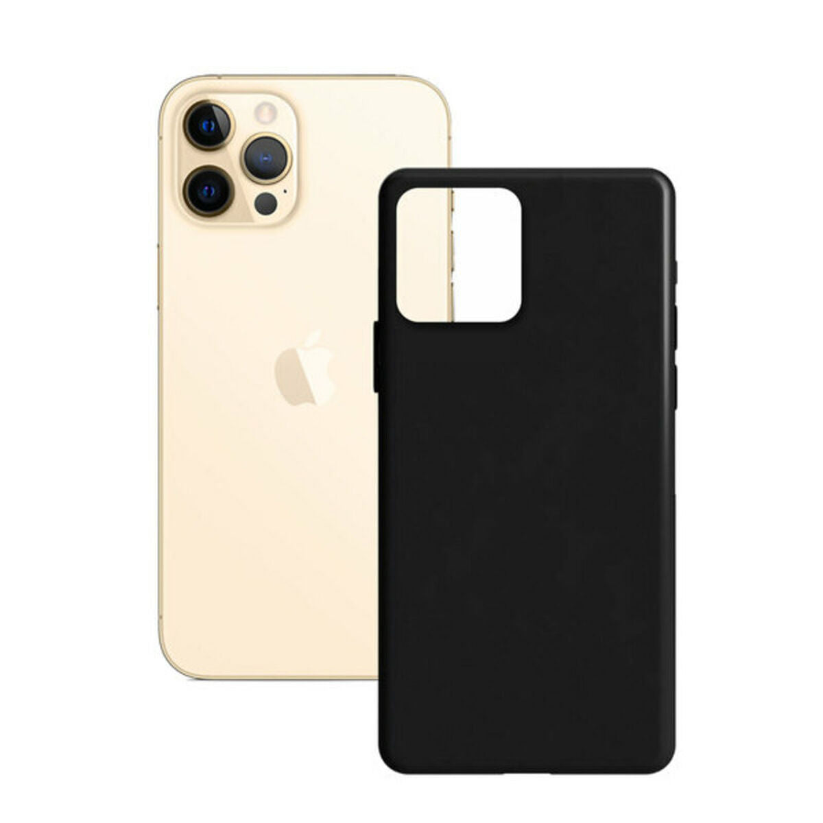 Mobile cover KSIX IPHONE 12 PRO Black iPhone 12, 12 Pro