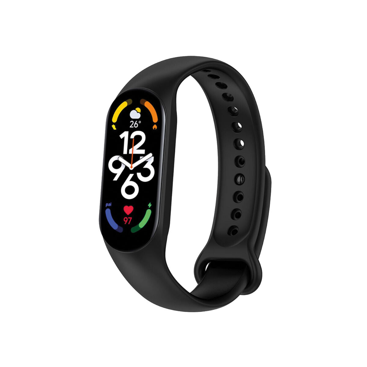 Replacement Activity Bracelet Contact Smart Band 7 Black