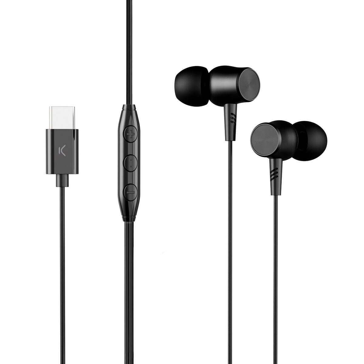 In ear headphones KSIX Black