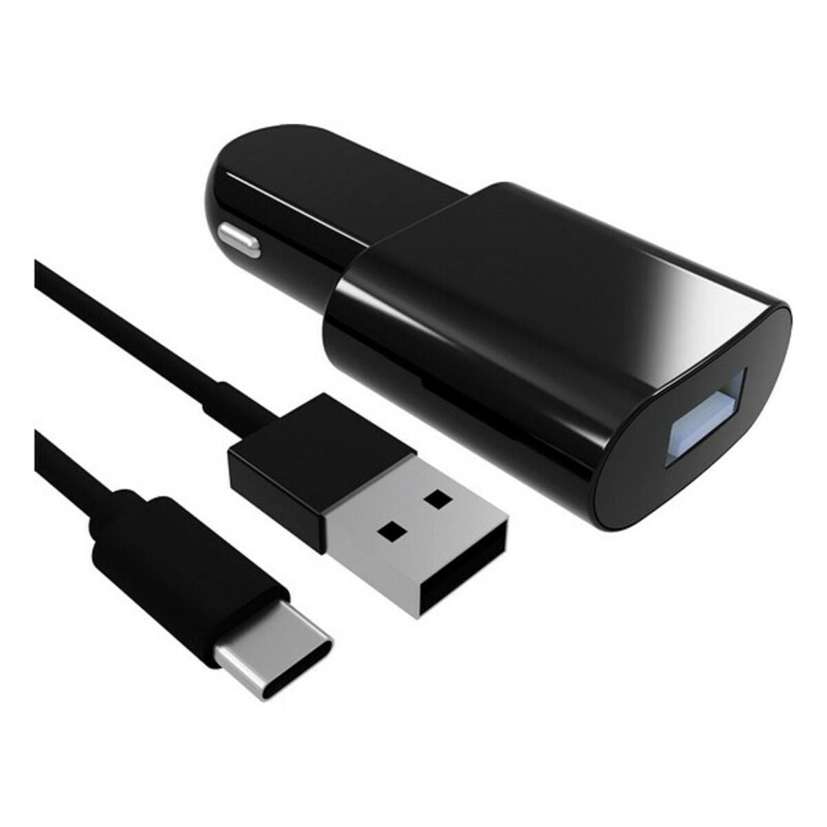 Car Charger Contact USB-C (1 m) Black