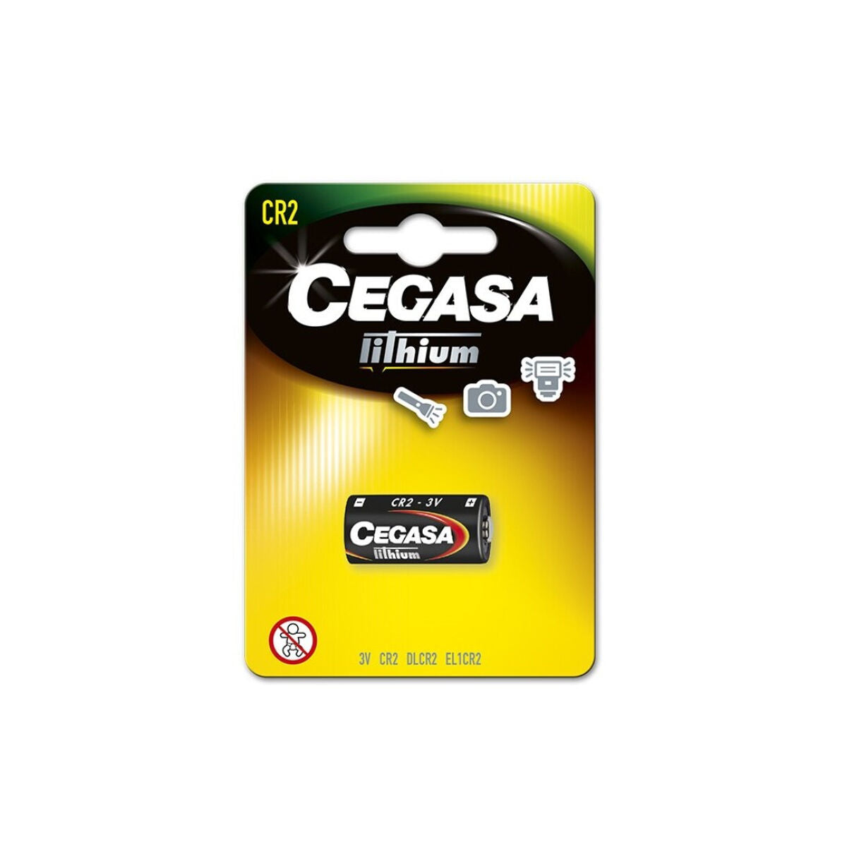 Batteries Cegasa CR2 3V FT BL1