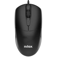 Mouse Nilox MOUSB1012 Black 1200 DPI