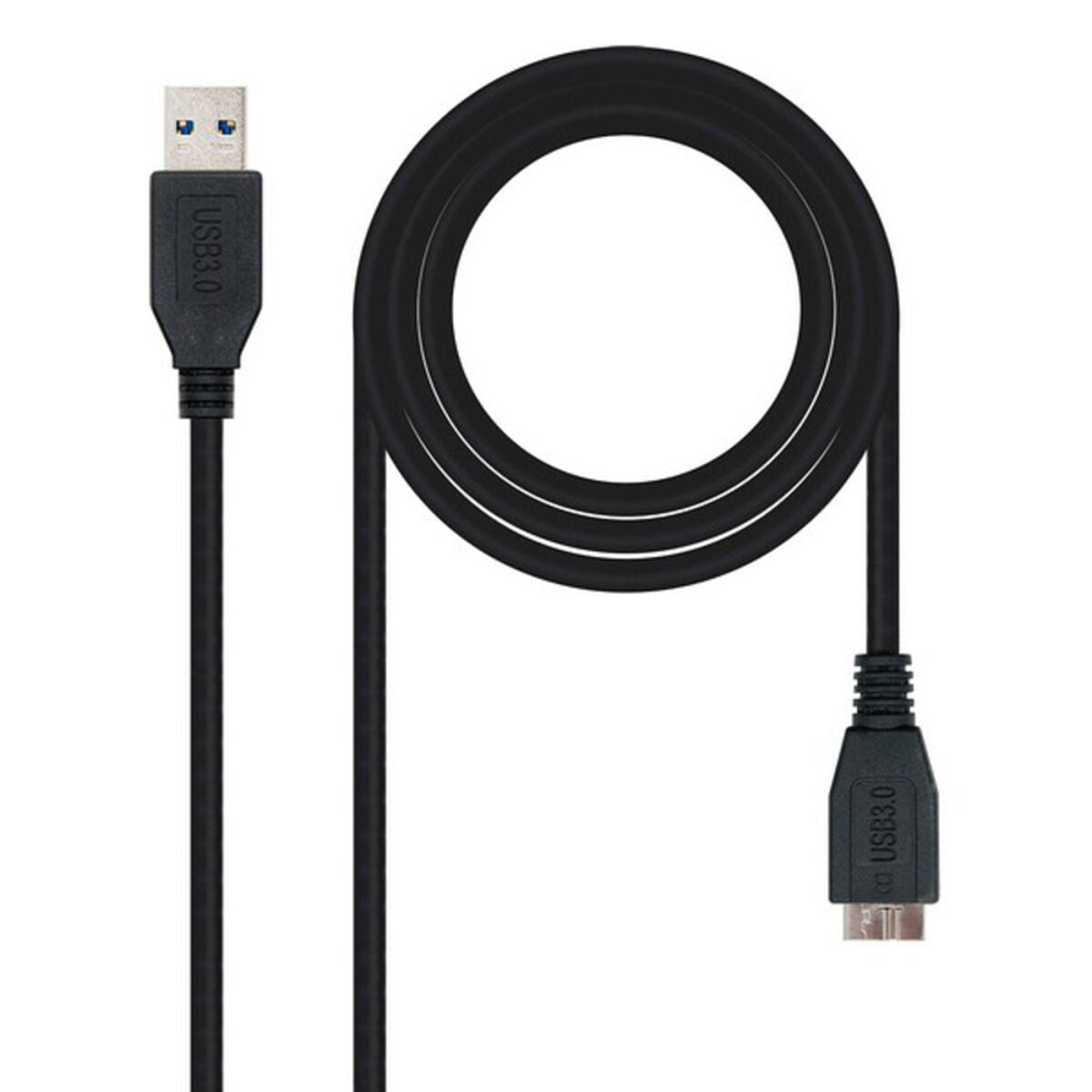 USB 3.0 A to Micro USB B Cable NANOCABLE 10.01.110-BK