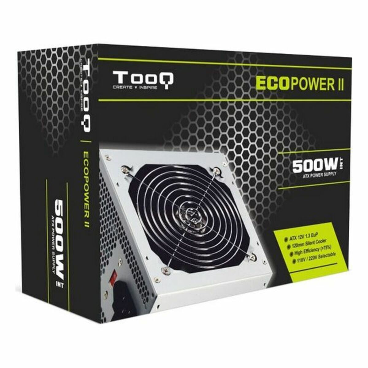 Power supply TooQ TQEP-500S-INT ATX 500W ATX 500 W RoHS