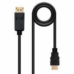 DisplayPort to HDMI Adapter NANOCABLE 10.15.4302 Black 2 m