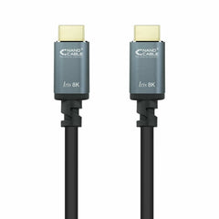 HDMI Cable NANOCABLE 10.15.8001 Black 1 m 8K Ultra HD