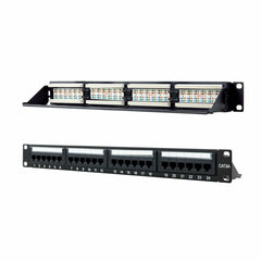 Cabinet Switch NANOCABLE CAT.6A UTP 19"1U Dual