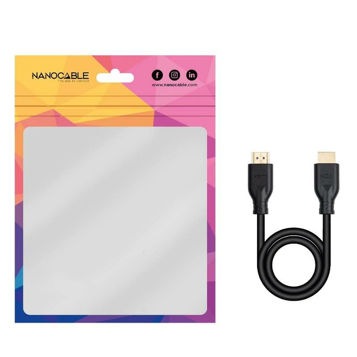 HDMI Cable NANOCABLE 10.15.3905 5 m Black