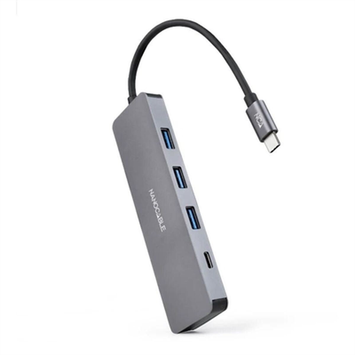 USB Hub NANOCABLE 10.16.4409 Grey (1 Unit)