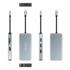 USB Hub NANOCABLE 10.16.1009 Grey (1 Unit)