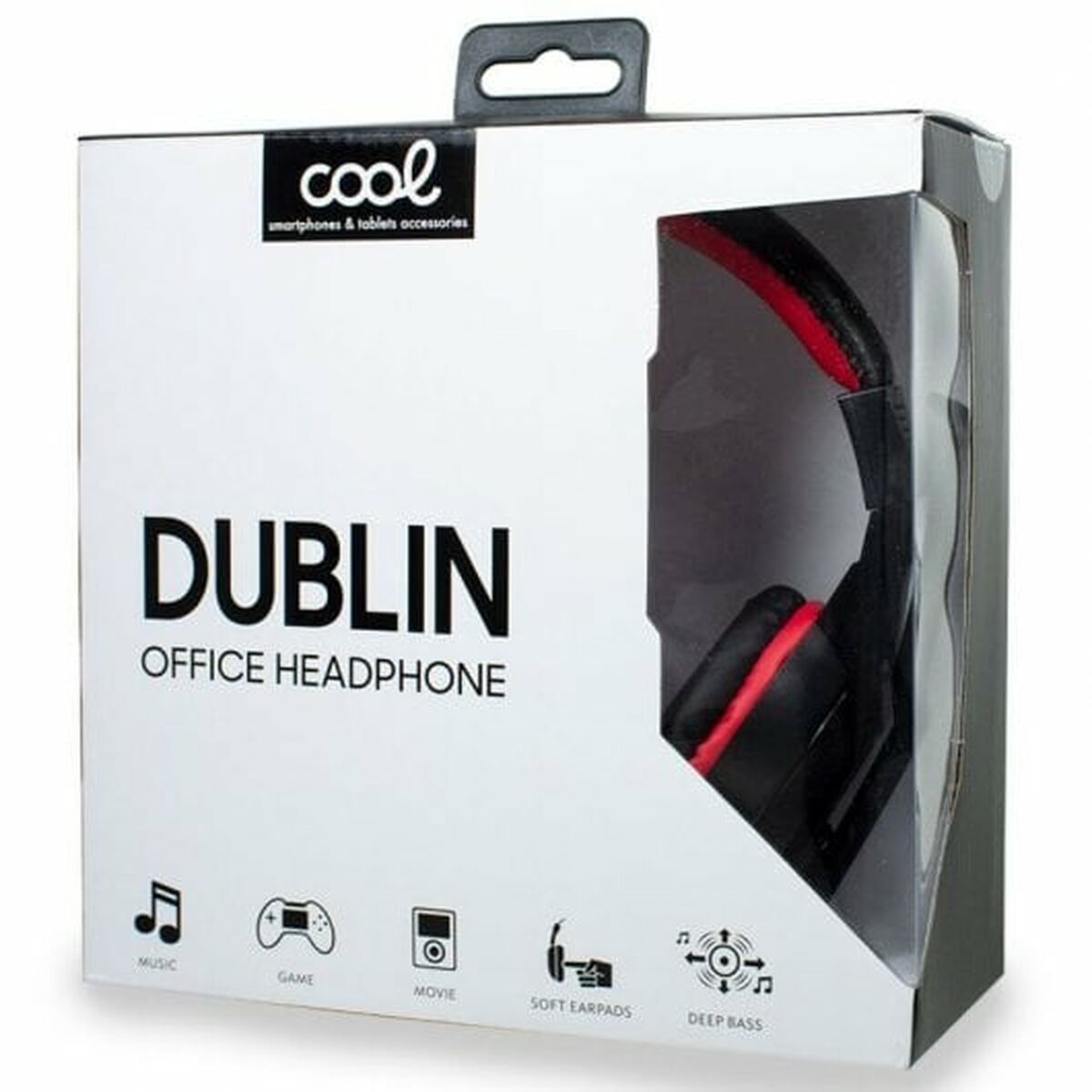 Headphones with Microphone Cool Black