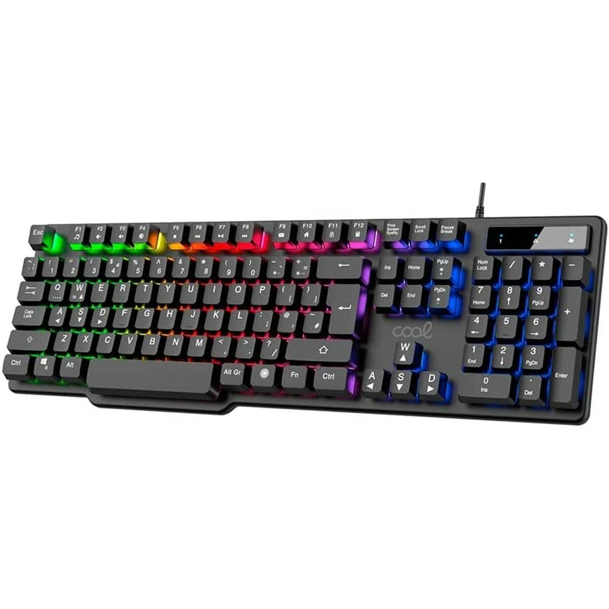 Keyboard with Gaming Mouse Cool Town Pack Gaming Spanish Qwerty