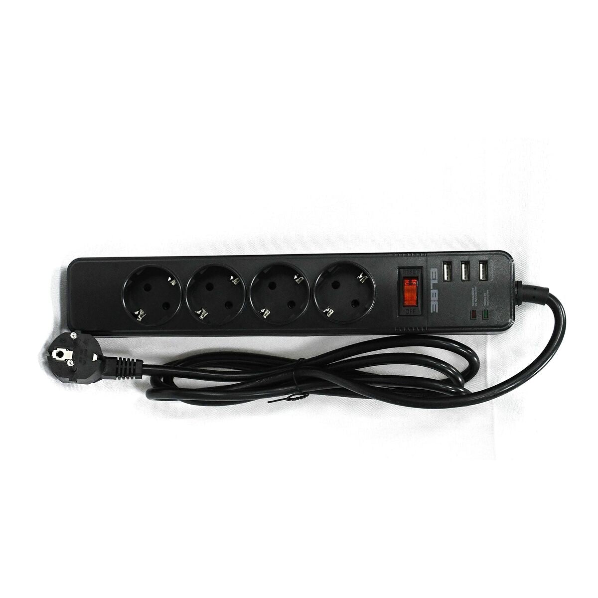 4-socket plugboard with power switch ELBE RE002 3600 W 220 V