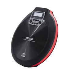 CD/MP3 Player Aiwa PCD-810RD Portable Black Red