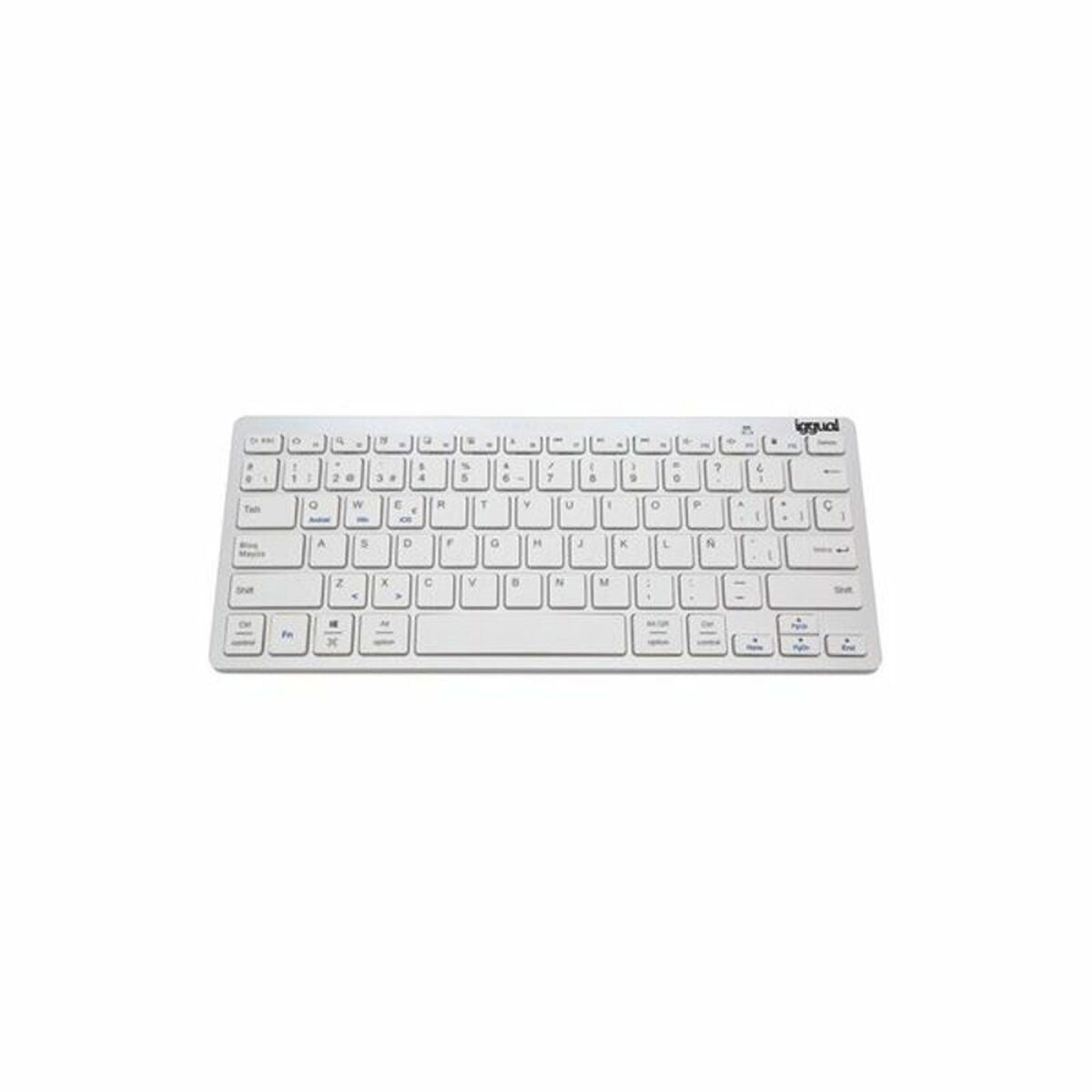 Bluetooth Keyboard iggual IGG316788 Spanish Monkey (1 Piece)