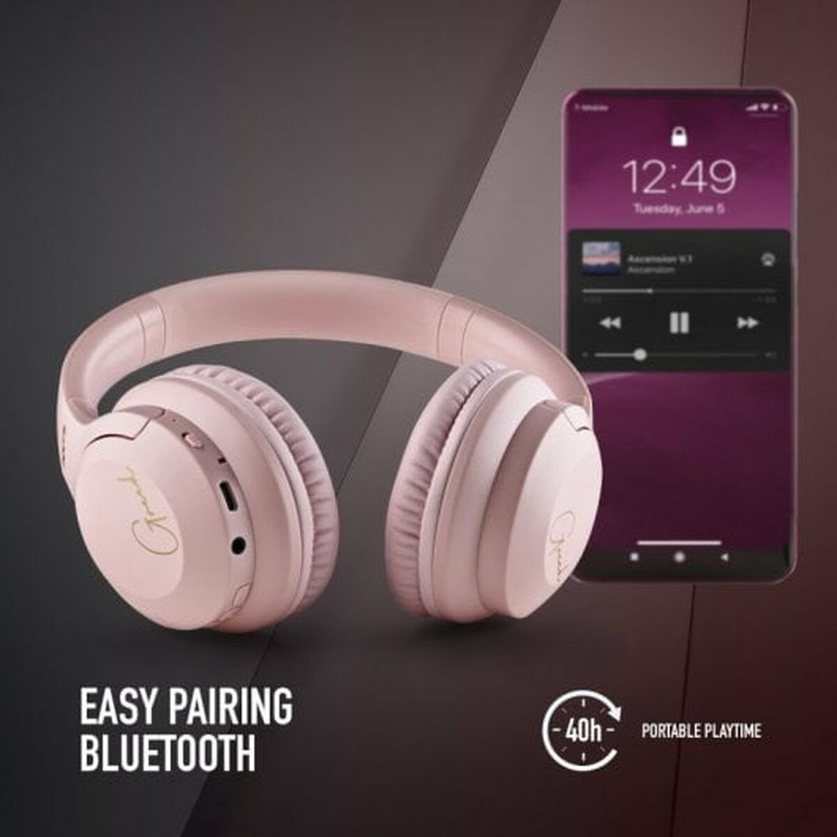 Bluetooth Headphones NGS ARTICA CHILL TEAL Pink (1 Unit)