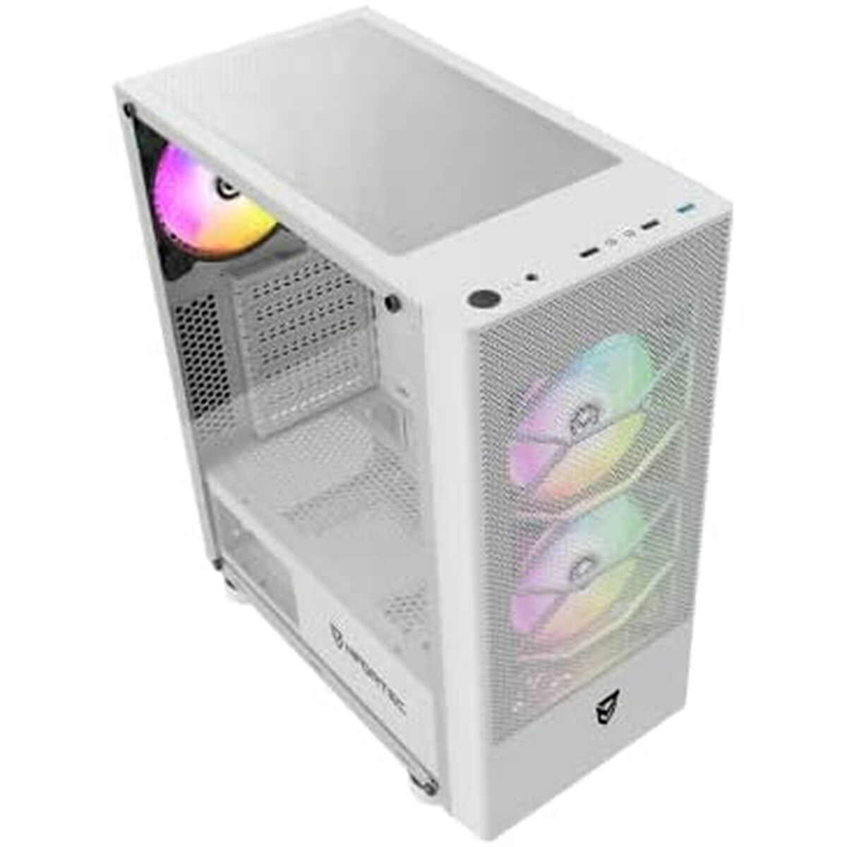 ATX Semi-tower Box Nfortec Caelum RGB White