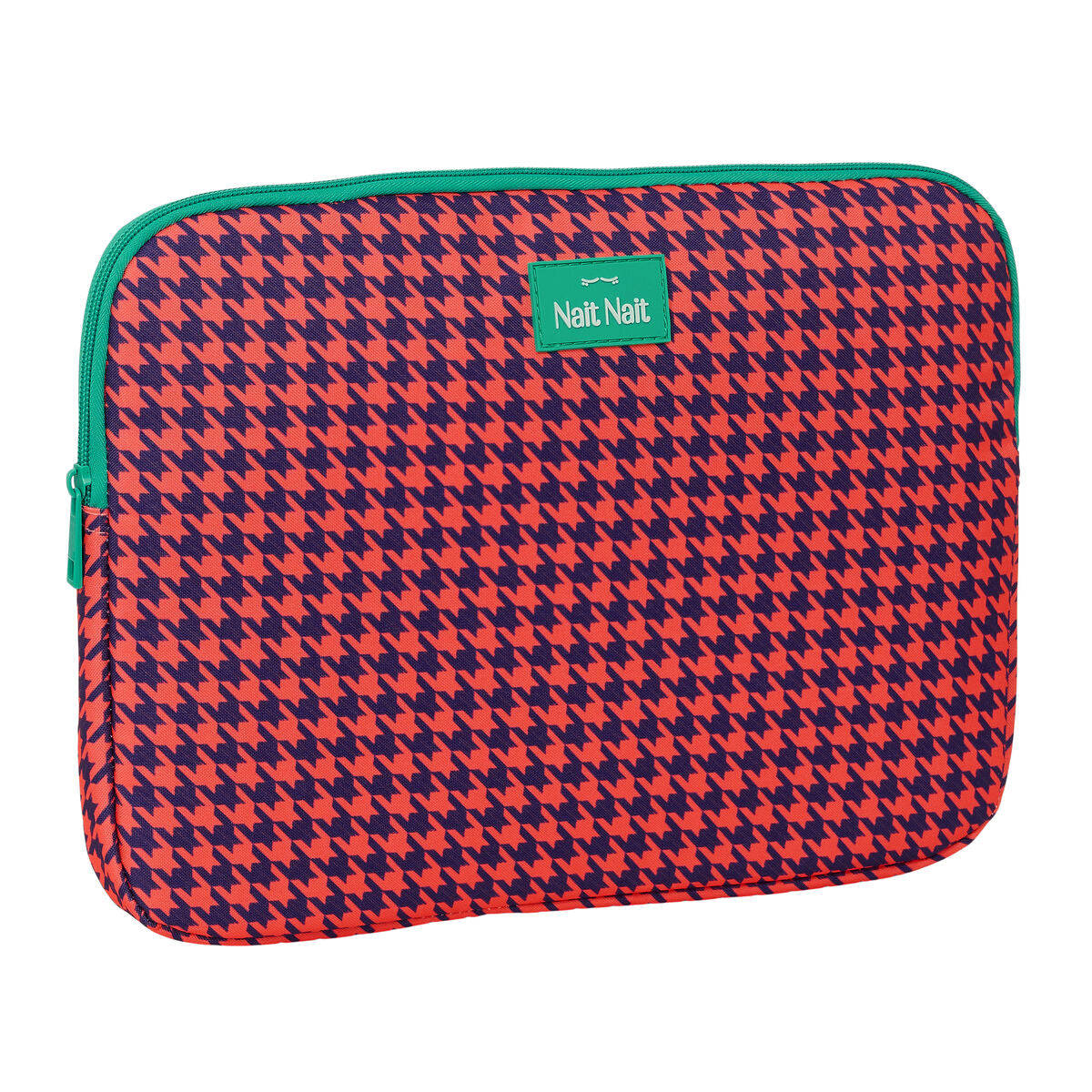 Laptop Cover Nait Nait Pata de gallo coral Coral 34 x 25 x 2 cm