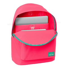 Laptop Backpack Nait Nait Fluor Pink 31 x 41 x 16 cm