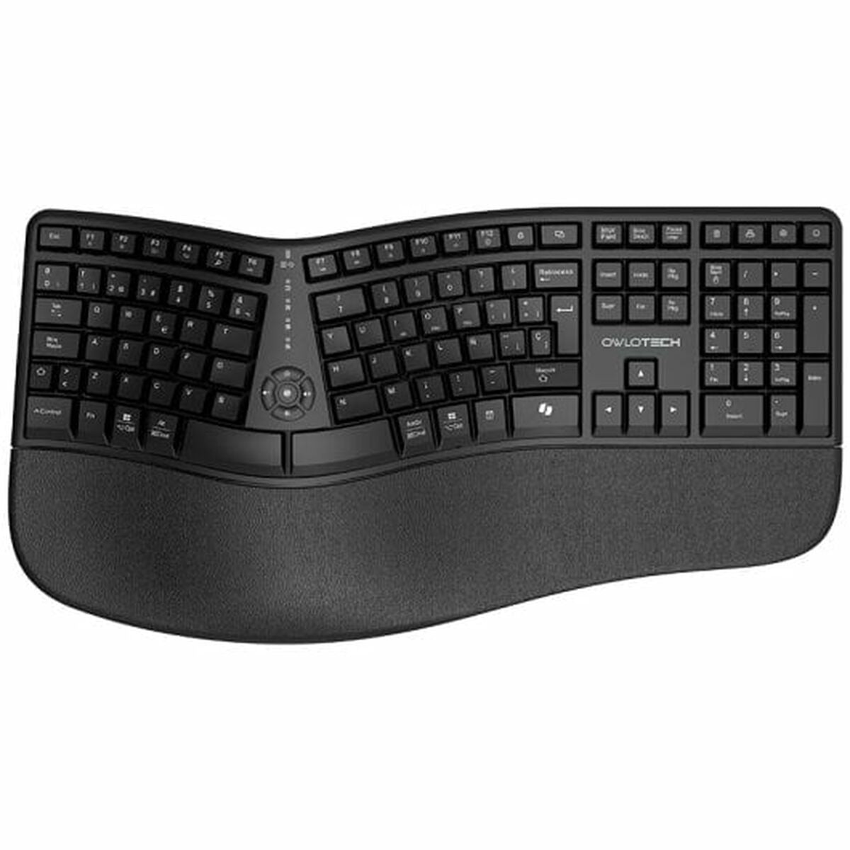 Wireless Keyboard Owlotech EK500 Black Spanish Qwerty