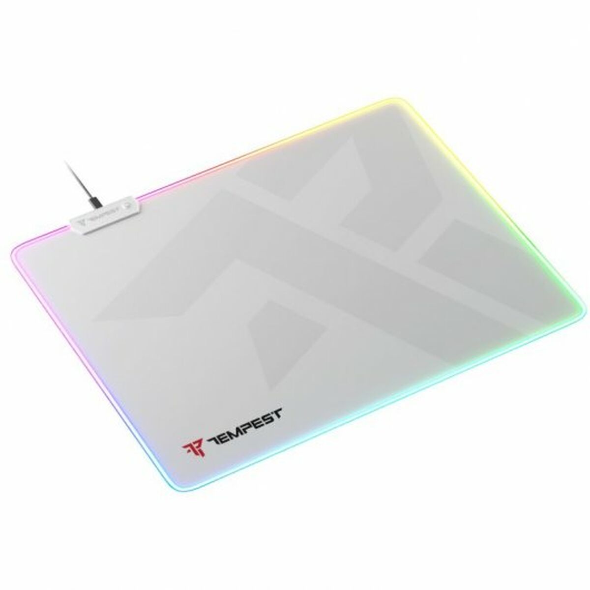 Mouse Mat Tempest TP-GMP-RGB-MW White