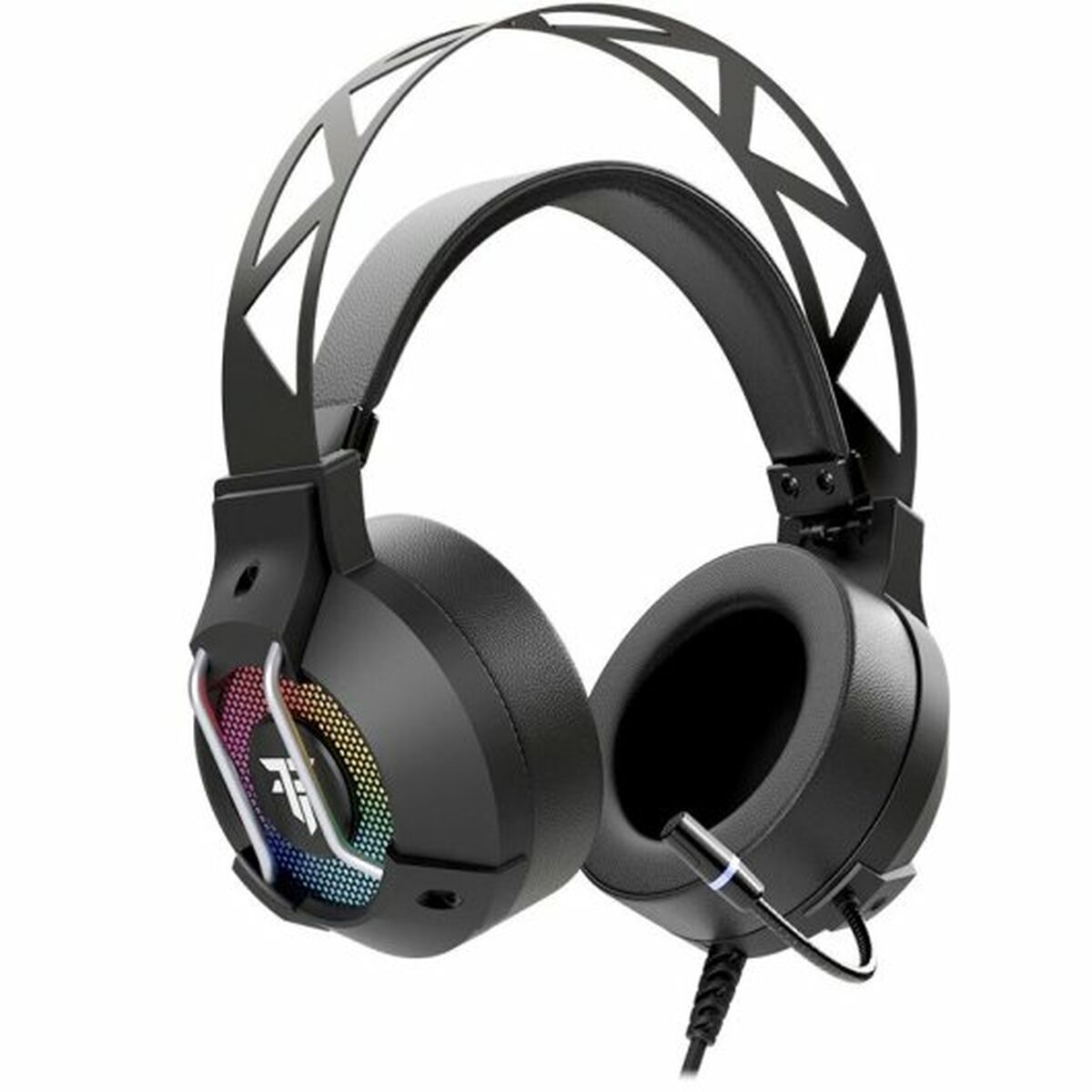 Headphones with Microphone Tempest Black