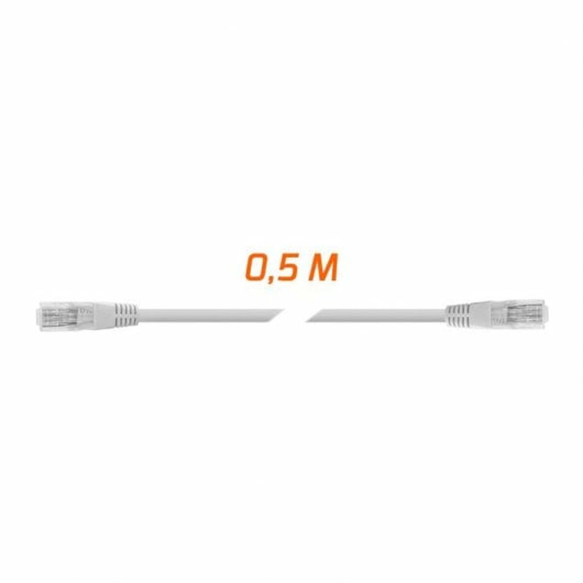 UTP Category 6 Rigid Network Cable PcCom 0,5 m