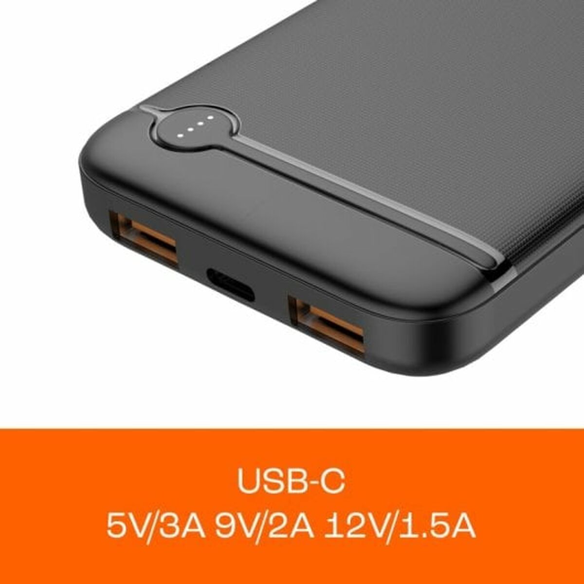 Powerbank PcCom Essential Black 10000 mAh 20 W