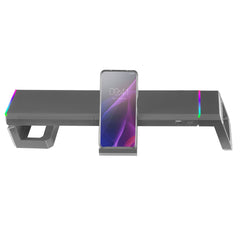 Screen Table Support Mars Gaming MGSONE Black LED RGB (1 Unit)