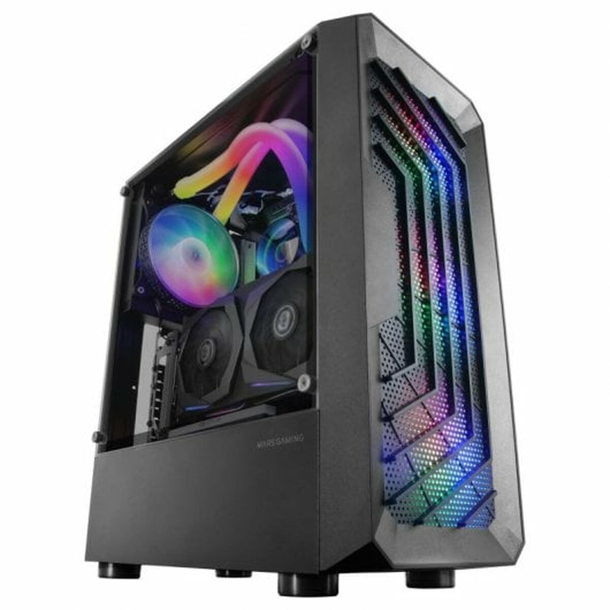 ATX Semi-tower Box Mars Gaming MCTOR Black